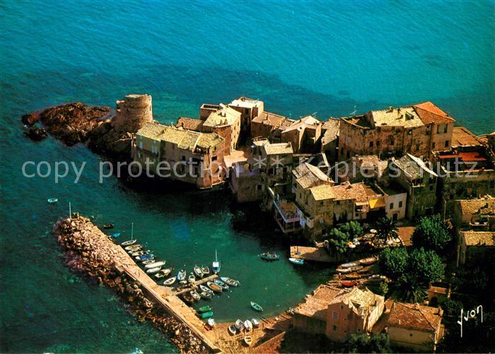 Erbalunga Petit Port et sa Tour Collection Couleurs et Lumiere de France vue aer