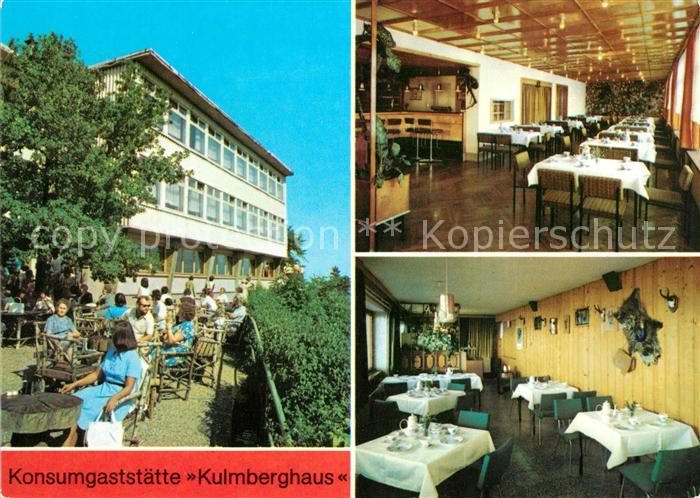 Saalfeld Saale Konsum Gaststaette Kulmberghaus Gnomenbar Jaegerstube