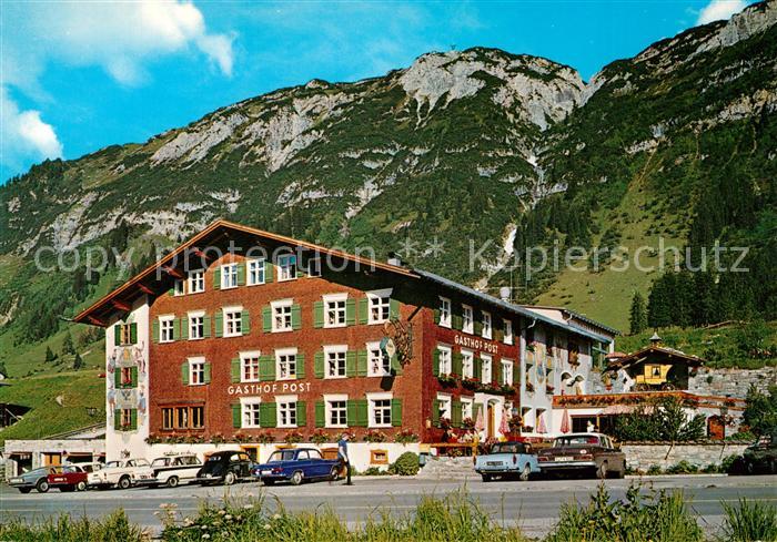 Lech Vorarlberg Gasthof Post gegen Ruefikopf