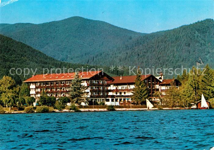Bad Wiessee Hotel Lederer Ansicht vom See aus