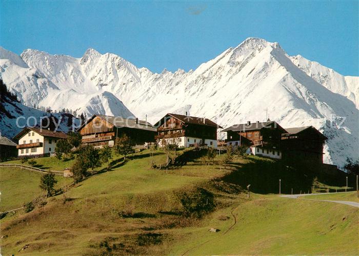 Praegraten Grossvenediger Bergdorf gegen Grossschober Venedigergruppe