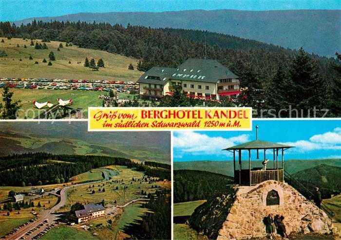 Kandel Breisgau Berghotel Schwarzwald Aussichtspunkt Fliegeraufnahme