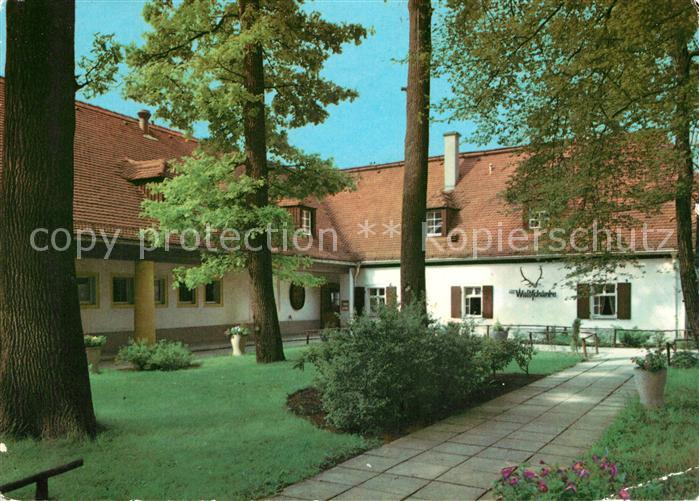 Moritzburg Sachsen Waldschaenke Historische Gaststaette mit Hotel