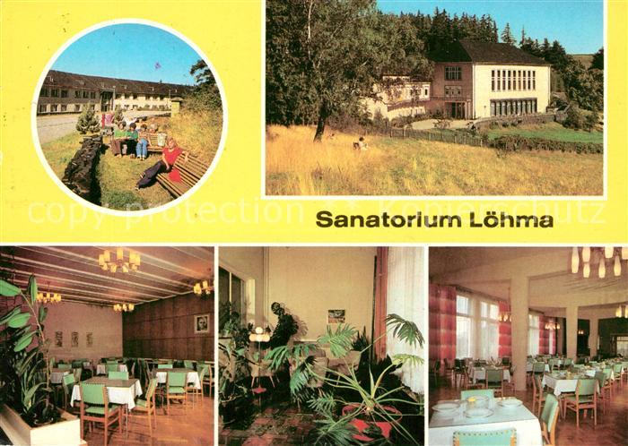 Loehma Leutenberg Sanatorium Restaurant