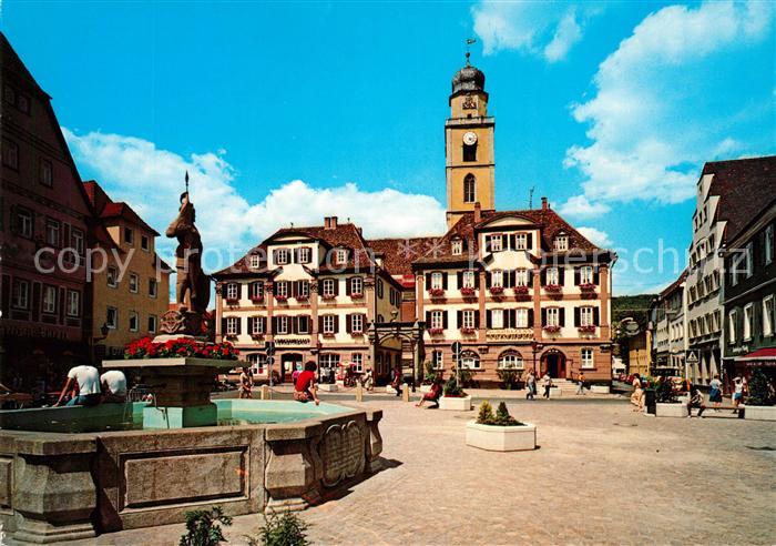 Bad Mergentheim Marktplatz Brunnen Altstadt
