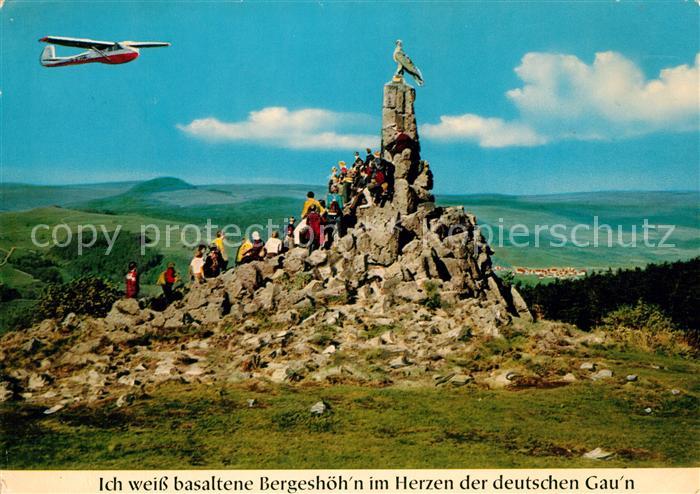 Wasserkuppe Rhoen Fliegerdenkmal Segelflugzeug