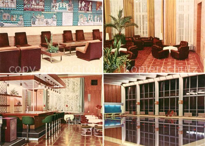 Kuehlungsborn Ostseebad Meerwasserschwimmhalle des FDGB