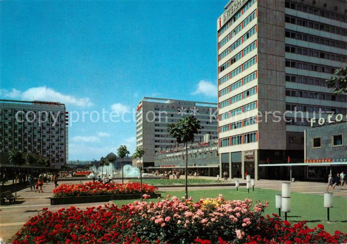 Dresden Prager Strasse mit Interhotels Bastei Koenigstein Newa