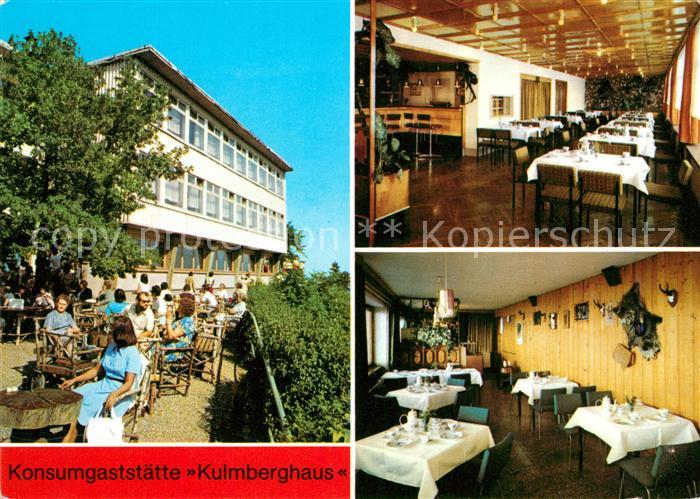 Saalfeld Saale Konsumgaststaette Kulmberghaus Gnomenbar Jaegerstube