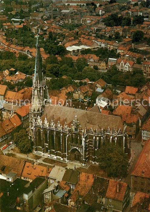 Muehlhausen Thueringen Pfarrkirche St Marien Luftbildserie der Interflug