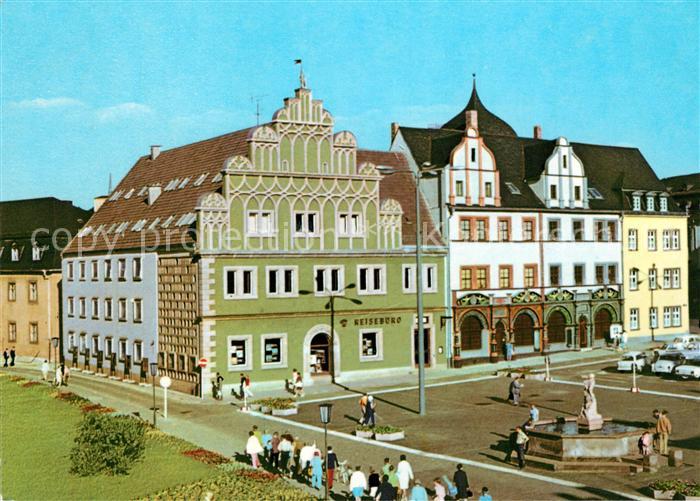 Weimar Thueringen Stadthaus Lucas Cranach Haus Brunnen Altstadt