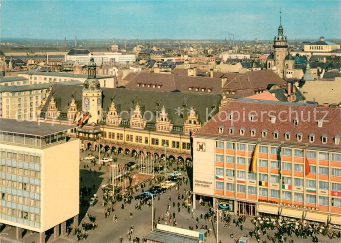 LEIPZIG Sachsen Messehaus am Markt Altes Rathaus Messestadt