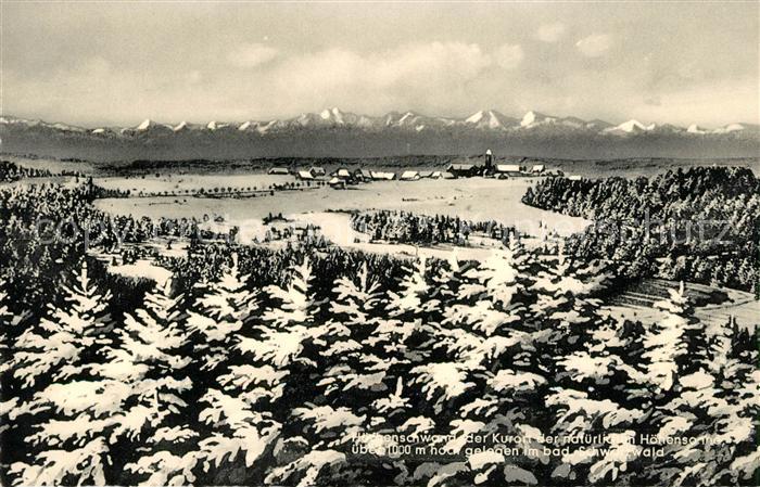 Hoechenschwand Schwarzwald BW Winterlandschaft