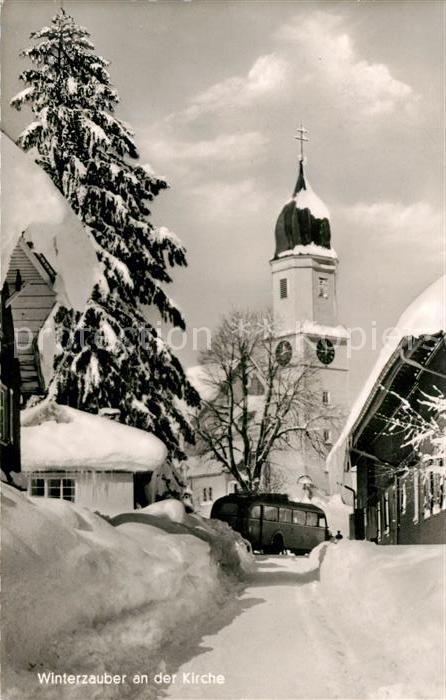Hoechenschwand Schwarzwald BW Winterzauber Kirche