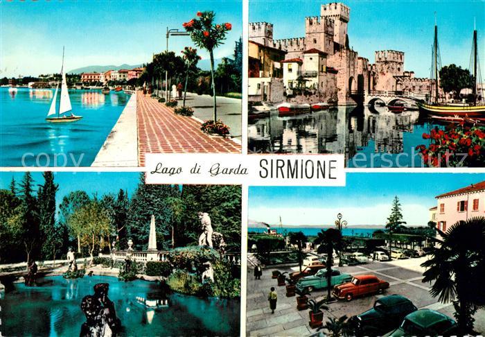 Sirmione Lago di Garda Burg Parkanlage