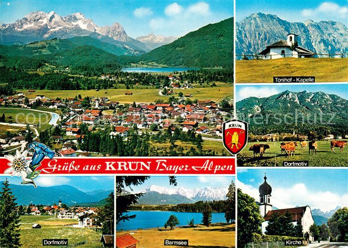 Kruen Panorama Tonihof Kapelle Barmsee Kirche Panoramen