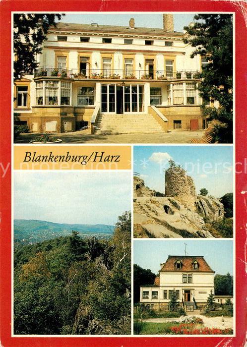 Blankenburg Harz Teufelsbad Burgruine Regenstein Teufelsmauer Haus Waldmuehle