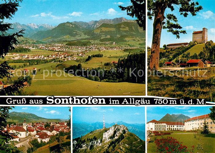 Sonthofen Oberallgaeu Panoramen