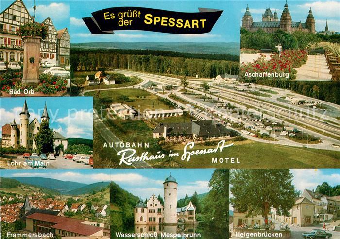 Spessart Region Bad Orb Aschaffenburg Lohr Framersbach Schloss Mespelbrunn
