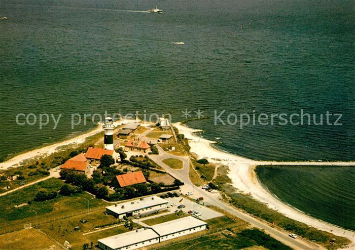 Strande Holstein Fliegeraufnahme Leuchtturm Buelk