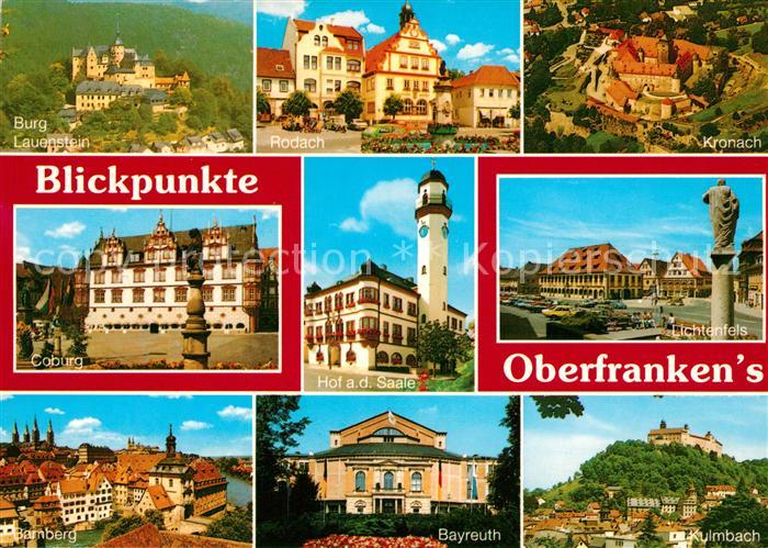 Franken Oberfranken Burg Lauenstein Rodach Kronach Coburg Lichtenfels Bamberg Ho