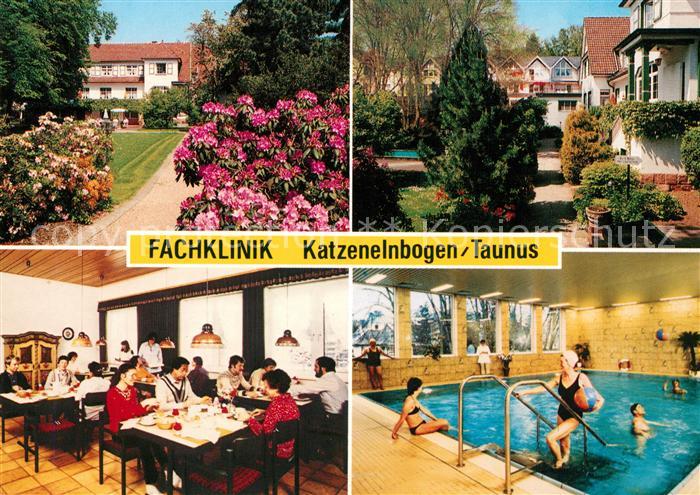 Katzenelnbogen Fachklinik Hallenbad Speisesaal Park