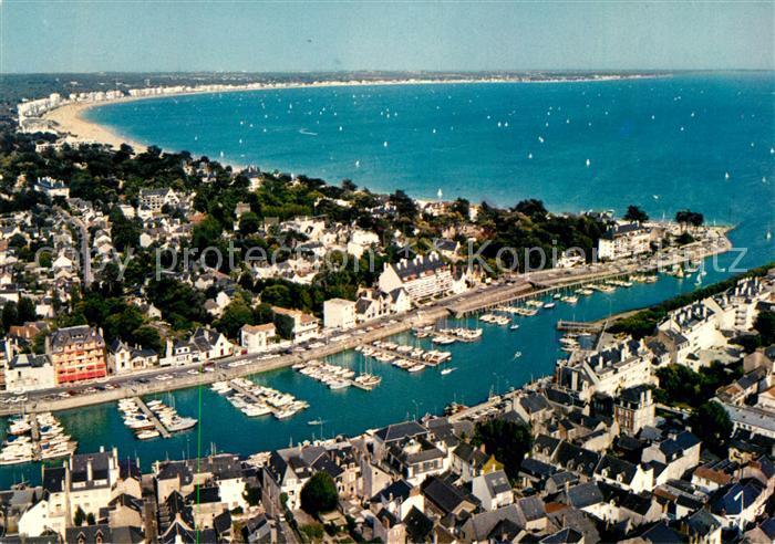 Baule Fliegeraufnahme Hafen Strand