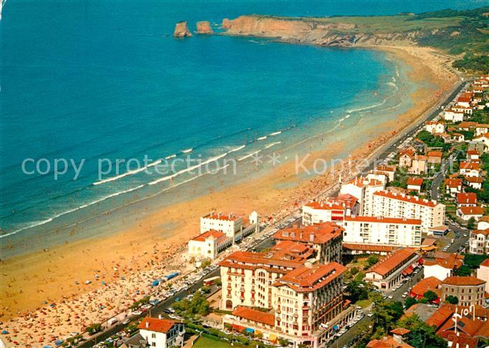 Hendaye Pyrenees Atlantiques Fliegeraufnahme Cote Basque