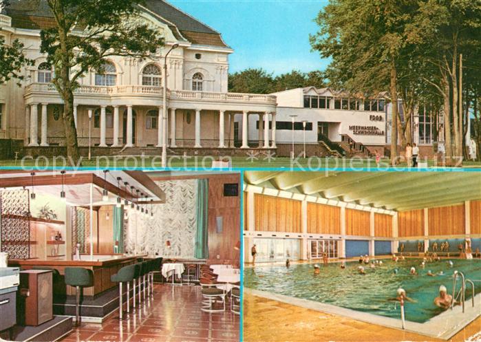 Kuehlungsborn Ostseebad Meeresschwimmhalle des FDBG