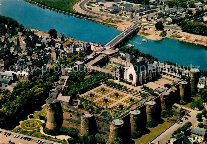 Angers Fliegeraufnahme Chateau