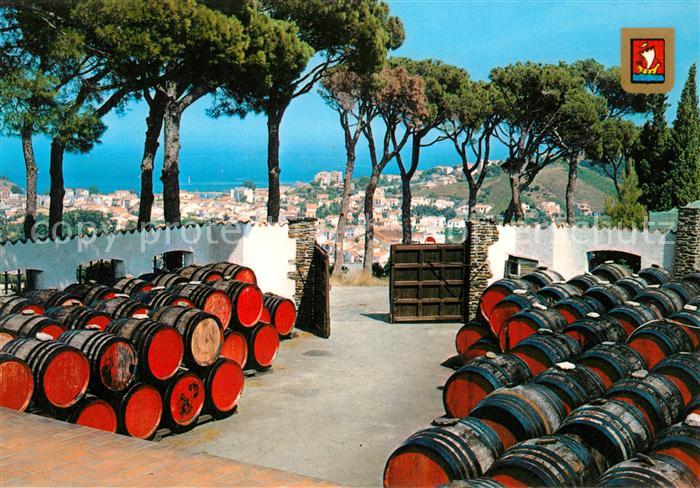Banyuls-dels-Aspres Weinfaesser Panorama