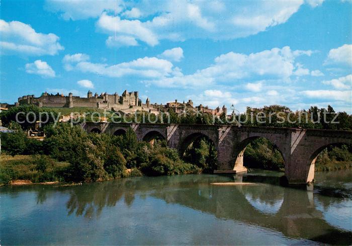Carcassonne Le Pont Vieux sur l Aude