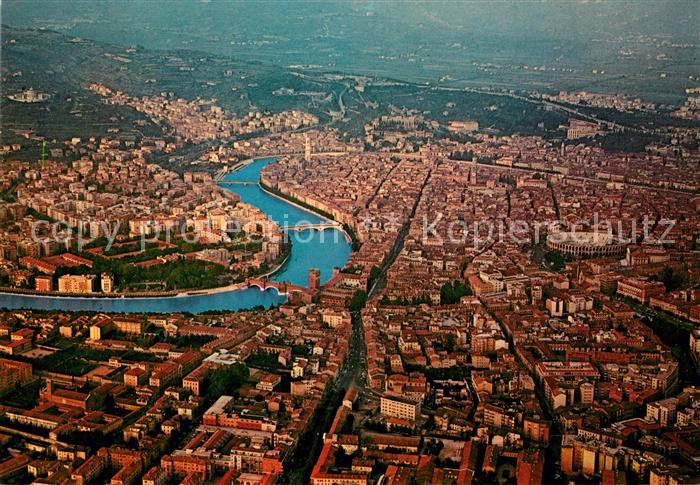Verona Veneto Fliegeraufnahme
