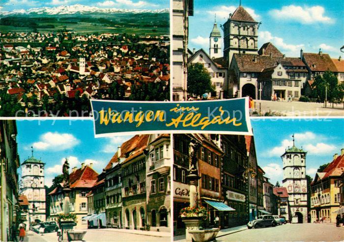 Wangen Allgaeu Panorama Stadttor Marktplatz