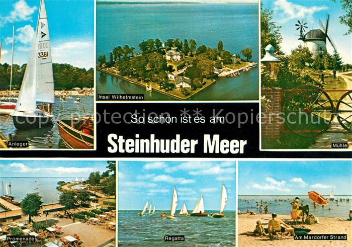 Steinhude Anleger Insel Wilhelmstein Promenade Regatta Mardorfer Strand