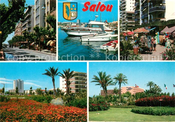 Salou Bootsanlegestelle Stadtansicht