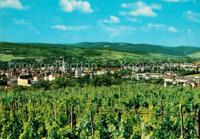 Neuenahr-Ahrweiler Bad Panorama Kirche Weinberge