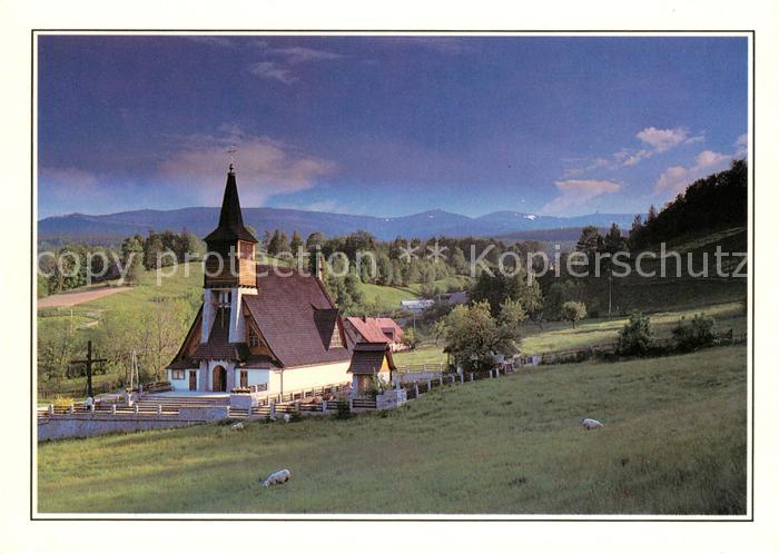 Karkonoski Park Kirche Bergkette