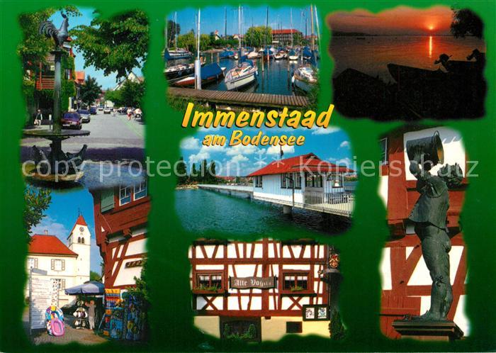 Immenstaad Bodensee Hafen Kirche Fachwerk Denkmal