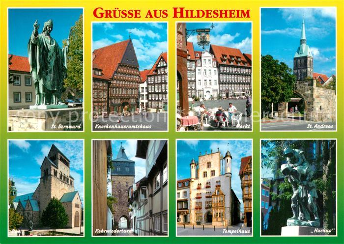 Hildesheim Sankt Bernward Knochenhaueramtshaus Markt Huckup Tempelhaus