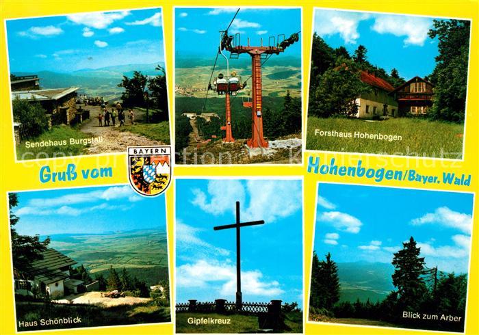 Bayerischer Wald Sendehaus Burgstall Forsthaus Hohenbogen Haus Schoenblick Arber