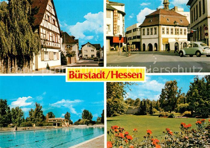 Buerstadt Schwimmbad Park Stadtansicht