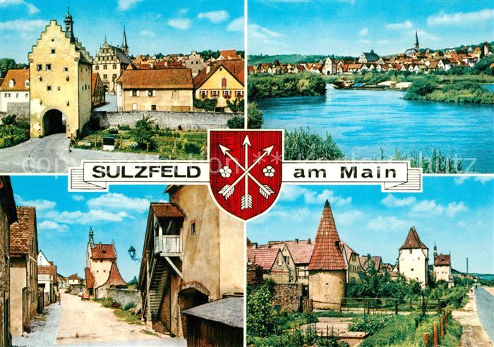 Sulzfeld Main Stadttor Ortsansichten