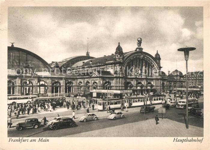 Bahnhof Hauptbahnhof Frankfurt am Main Strassenbahn