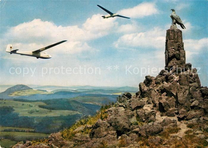 Segelflug Gliding Vol-Voile Vuolo-a-Vela Volo-a-Vela-- Wasserkuppe Rhoen Flieger