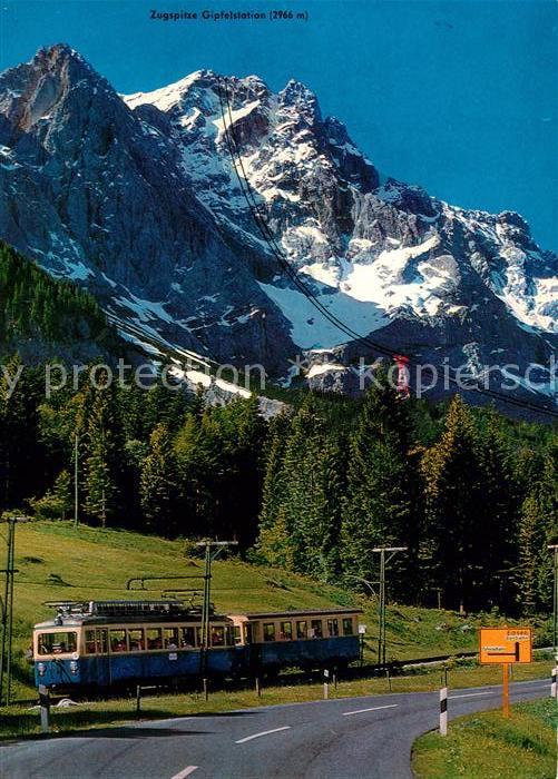 Zahnradbahn Bayerische Zugspitzbahn Zugspitzgipfel Eibsee-Seilbahn