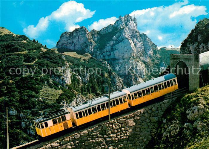 Zahnradbahn Wendelsteinbahn Tunneleinfahrt Soinkesselspitze