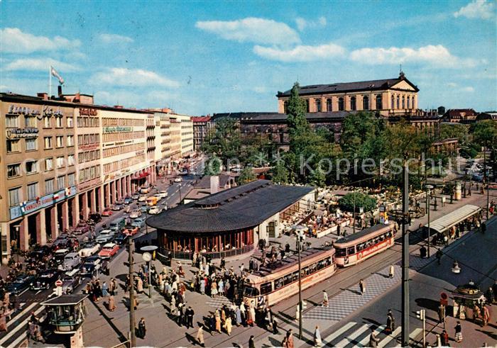 Strassenbahn Hannover Cafe am Kroepcke Opernhaus