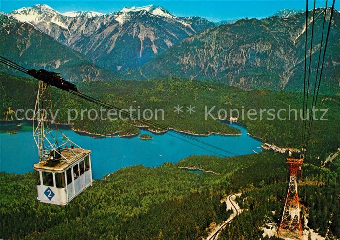 Seilbahn Zugspitze Eibsee Kreuzspitze