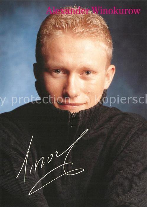 Radsport Radrennfahrer Alexander Winokurow Autogramm